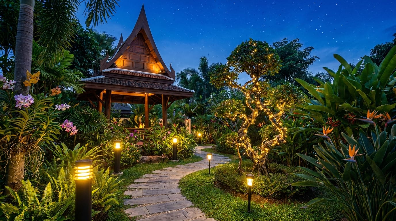 รีวิว ไฟแต่งสวน โซล่าเซลล์ ใช้จริง 1 ปี Fairy Lights ไฟปักดิน ไฟดอกไม้ ทดสอบในประเทศไทย ปี 2569